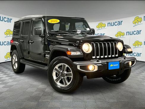 Used 2022 Jeep Wrangler Unlimited Sahara w/ Cold Weather Group image 1