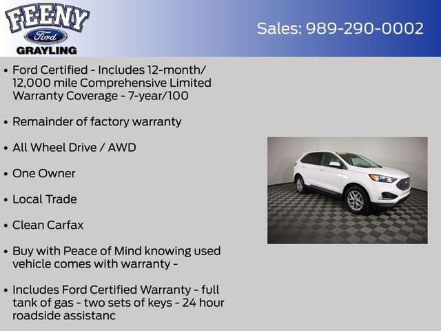 Certified 2023 Ford Edge SEL w/ Convenience Package AWD/4WD image 4