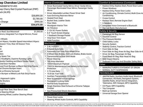 Used 2015 Jeep Cherokee Limited image 9