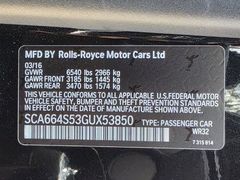 Used 2016 Rolls-Royce Ghost RWD image 43