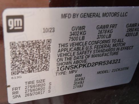 Used 2023 Chevrolet Tahoe Z71 w/ Max Trailering Package image 19