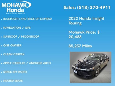 Used 2022 Honda Insight Touring image 7