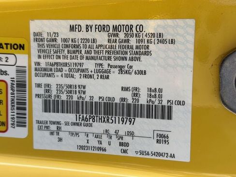 Used 2024 Ford Mustang Premium RWD image 28