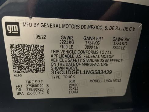 Used 2022 Chevrolet Silverado 1500 LTZ AWD/4WD image 27