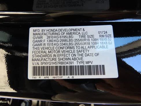 Certified 2024 Honda Pilot EX-L image 29