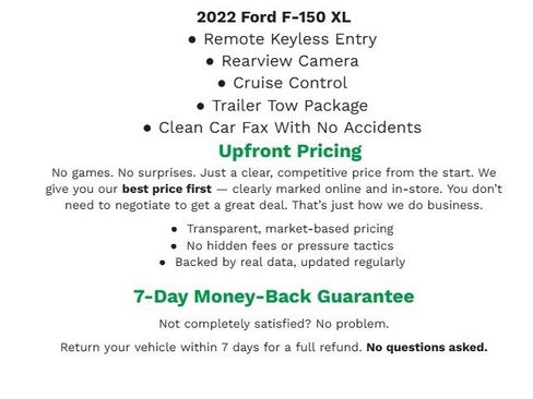 Used 2022 Ford F150 XL w/ STX Appearance Package AWD/4WD image 2