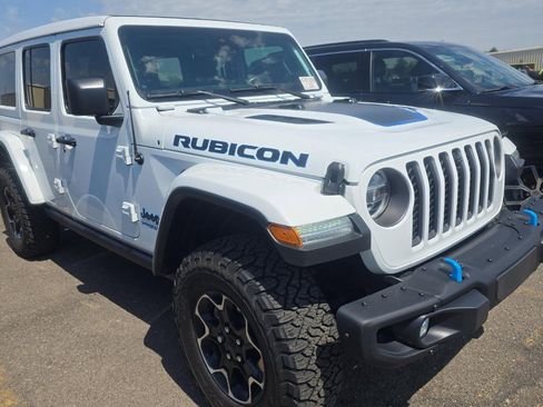 Used 2022 Jeep Wrangler Unlimited Rubicon 4xe w/ Steel Bumper Group AWD/4WD image 2