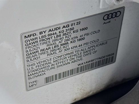 Used 2022 Audi SQ7 Premium Plus image 32