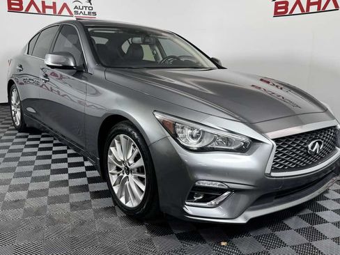 Used 2021 INFINITI Q50 Luxe w/ Seat & Sound Package RWD image 10