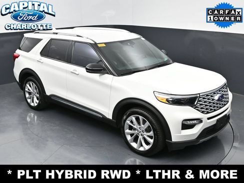 Used 2023 Ford Explorer Platinum w/ Class IV Trailer Tow Package RWD image 30