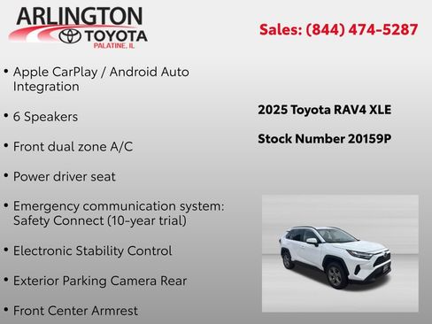 Used 2025 Toyota RAV4 XLE AWD/4WD image 4