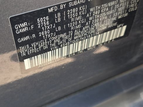 Used 2022 Subaru Outback Wilderness AWD/4WD image 30