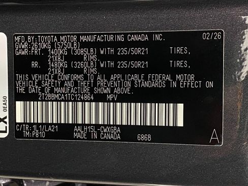 New 2026 Lexus RX 350 w/ Convenience Package image 35