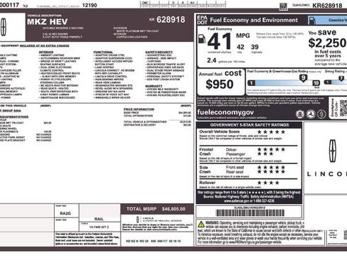 Used 2019 Lincoln MKZ Reserve image 6