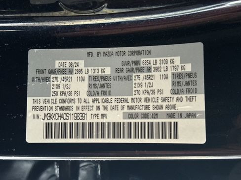 Used 2025 MAZDA CX-90 Plug-In Hybrid w/Premium Sport image 60