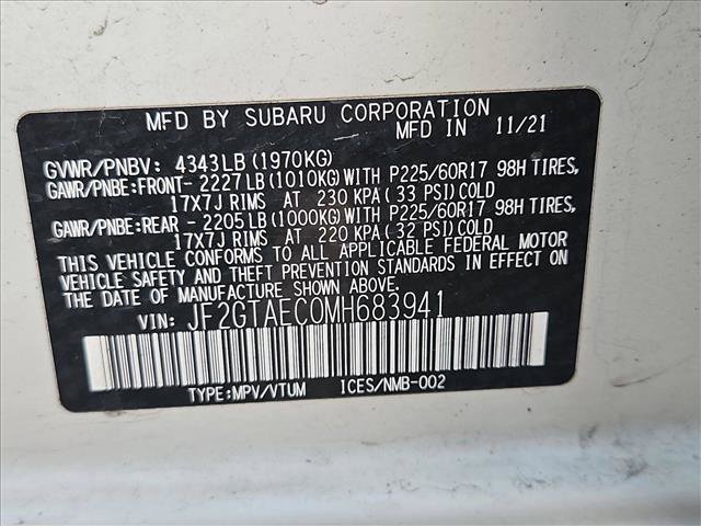Used 2021 Subaru Crosstrek 2.0i Premium w/ Moonroof Package AWD/4WD image 17