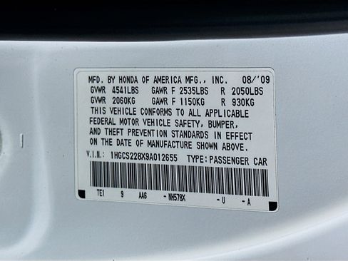 Used 2009 Honda Accord EX-L image 12