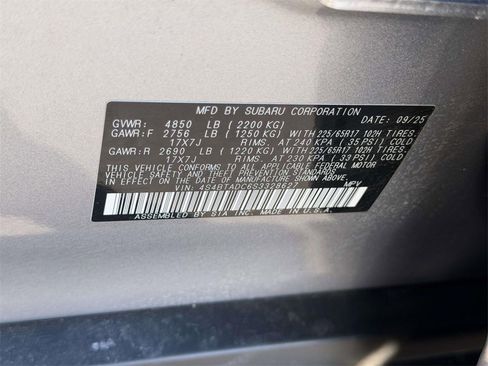 Used 2025 Subaru Outback Premium image 27