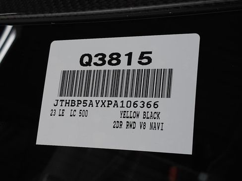 Certified 2023 Lexus LC 500 Coupe w/ Dynamic Handling Package image 38