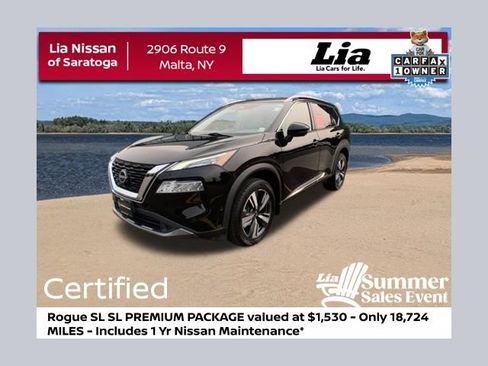 Certified 2023 Nissan Rogue SL w/ SL Premium Package AWD/4WD image 1