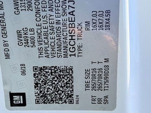 Used 2018 Chevrolet Colorado W/T w/ WT Convenience Package image 21