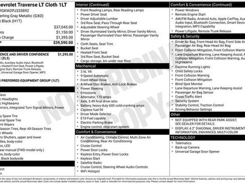 Used 2023 Chevrolet Traverse LT FWD image 31