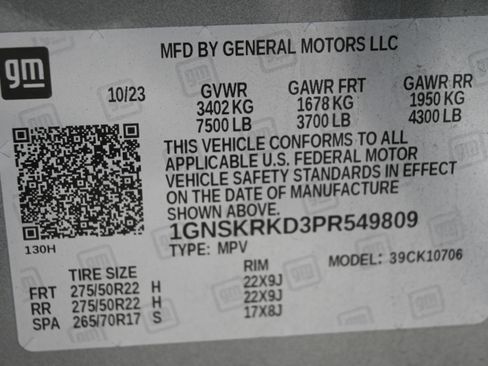 Used 2023 Chevrolet Tahoe RST w/ Luxury Package image 17