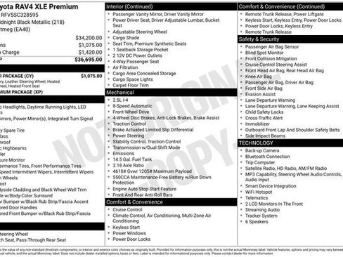 Used 2025 Toyota RAV4 XLE Premium w/ Weather Package FWD image 24