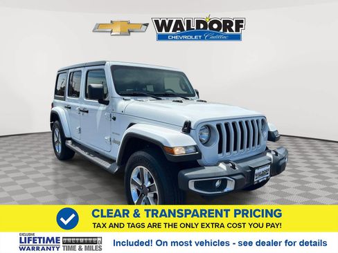 Used 2021 Jeep Wrangler Unlimited Sahara AWD/4WD image 1