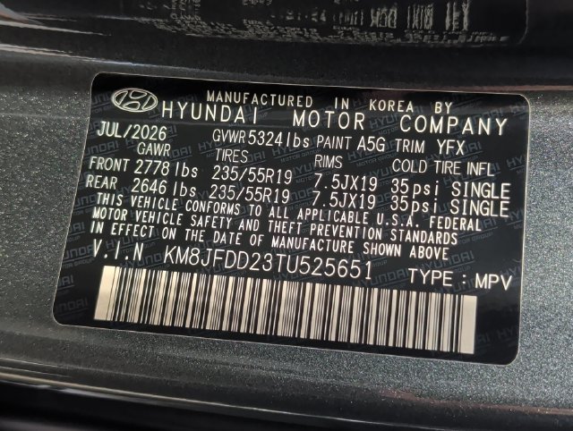 New 2026 Hyundai Tucson Limited AWD/4WD image 28