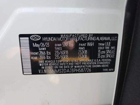 Used 2023 Hyundai Santa Fe SEL AWD/4WD image 35