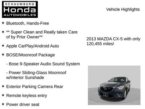 Used 2013 MAZDA CX-5 Touring w/ Bose & Moonroof Pkg AWD/4WD image 7