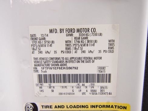 Used 2014 Ford F150 FX4 w/ Equipment Group 402A Luxury image 29