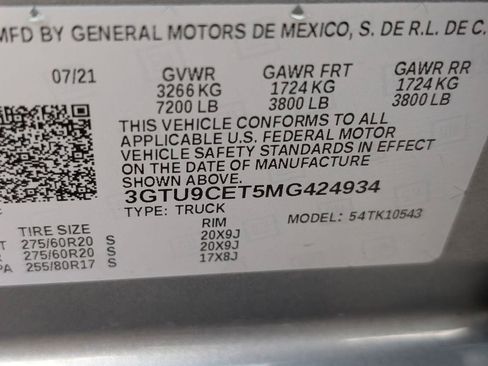 Used 2021 GMC Sierra 1500 Elevation AWD/4WD image 28