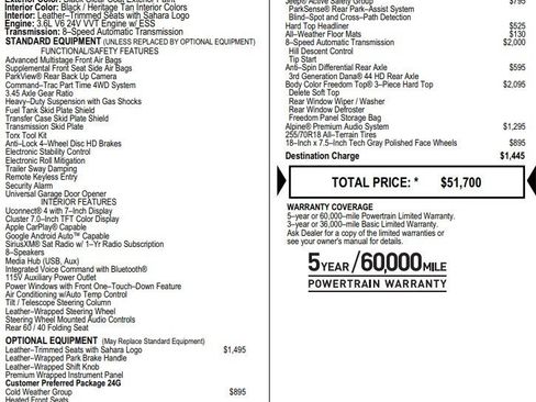 Used 2018 Jeep Wrangler Unlimited Sahara w/ Cold Weather Group image 2