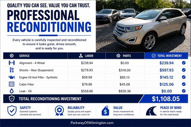 Used 2018 Ford Edge Titanium w/ Ford Safe & Smart Package FWD image 2