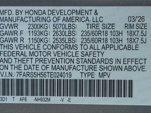 Used 2026 Honda CR-V Sport image 21