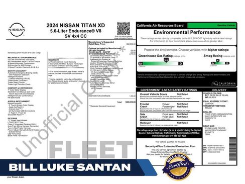 Used 2024 Nissan Titan SV w/ SV Convenience Package AWD/4WD image 1