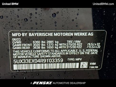 Used 2024 BMW X6 xDrive40i w/ Premium Package image 15