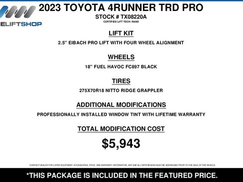 Used 2023 Toyota 4Runner TRD Pro AWD/4WD image 2