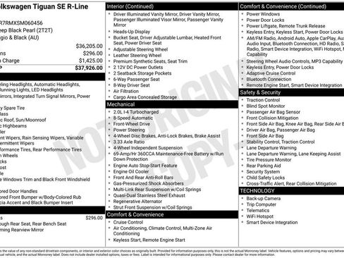Used 2025 Volkswagen Tiguan SE R-Line FWD image 13