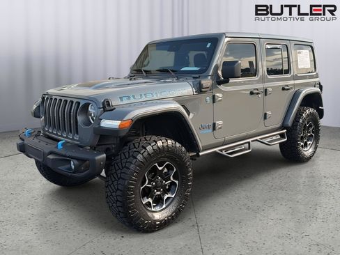 Used 2021 Jeep Wrangler Unlimited Rubicon 4xe w/ Steel Bumper Group AWD/4WD image 2