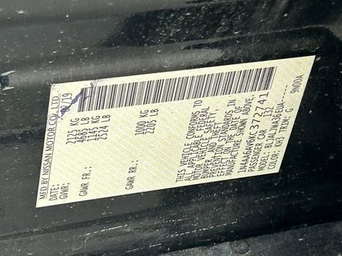 Used 2019 Nissan Maxima 3.5 SV w/ Floor Mat Group FWD image 37