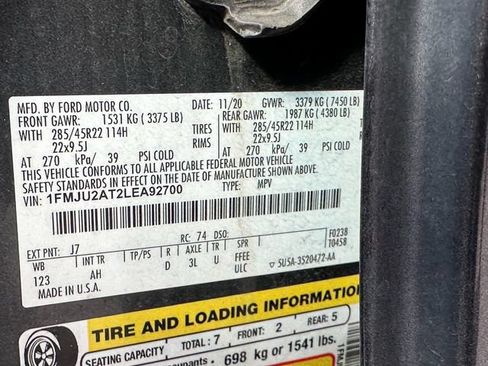 Used 2020 Ford Expedition Limited w/ Equipment Group 303A AWD/4WD image 17