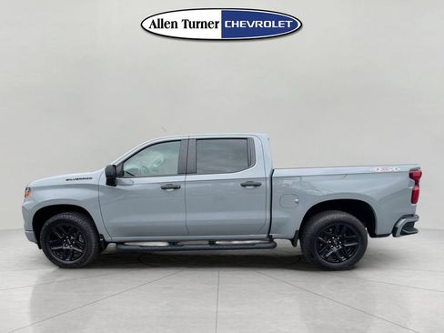 Used 2024 Chevrolet Silverado 1500 Custom w/ Turbomax Blackout Package AWD/4WD image 6