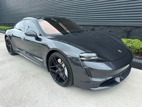 Certified 2021 Porsche Taycan Turbo w/ Premium Package AWD/4WD image 12