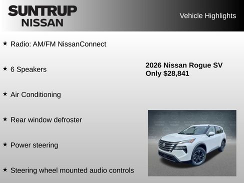 Used 2026 Nissan Rogue SV AWD/4WD image 8