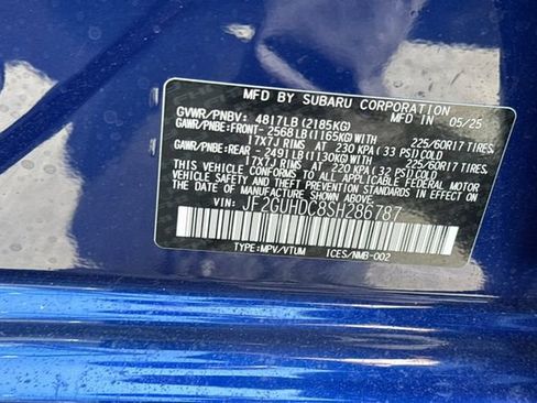 New 2025 Subaru Crosstrek 2.0i Premium image 24