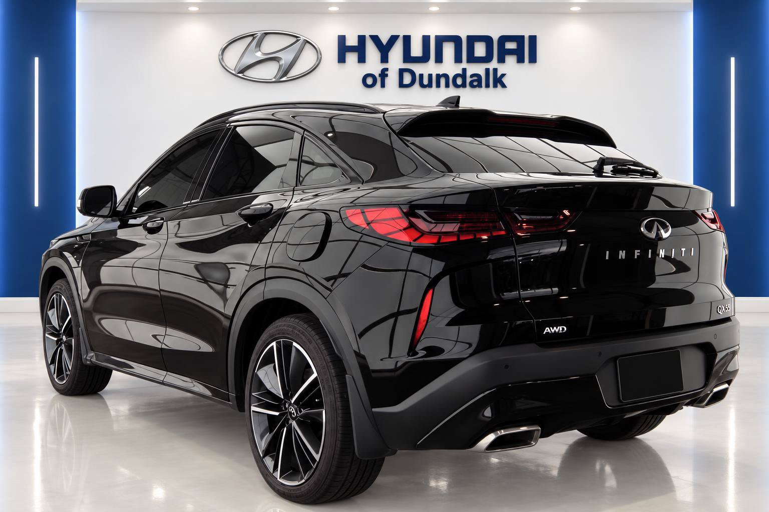 Used 2023 INFINITI QX55 Luxe w/ Cargo Package AWD/4WD image 2