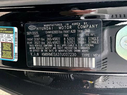 New 2026 Hyundai Palisade Calligraphy AWD/4WD image 15